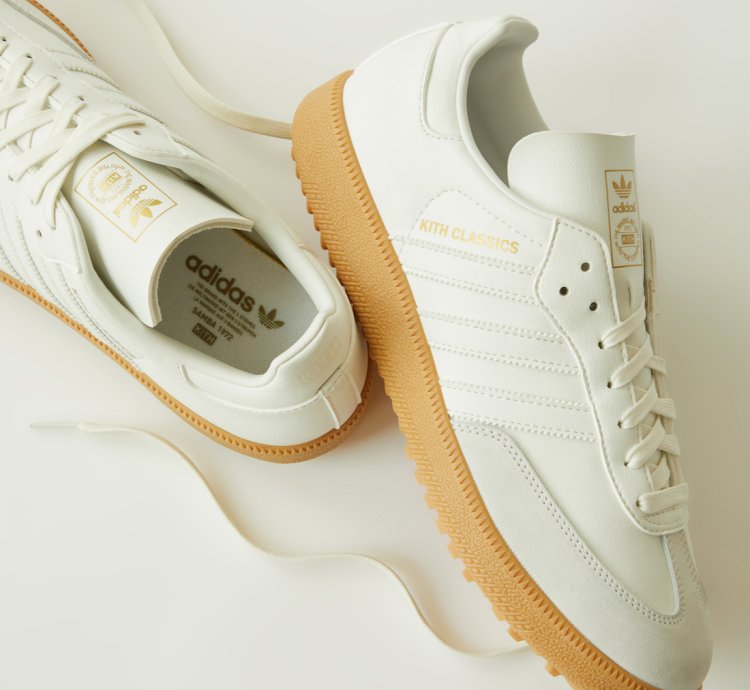 adidas Kith Samba Spikeless Golf White Gum - IG5709