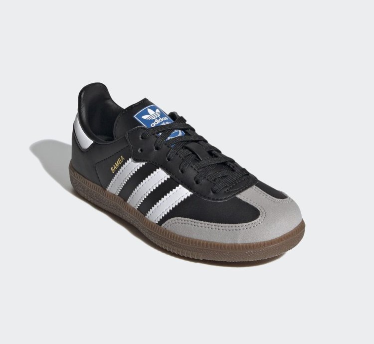 adidas Preschool Grade School Samba OG Black White Gum - GZ8349