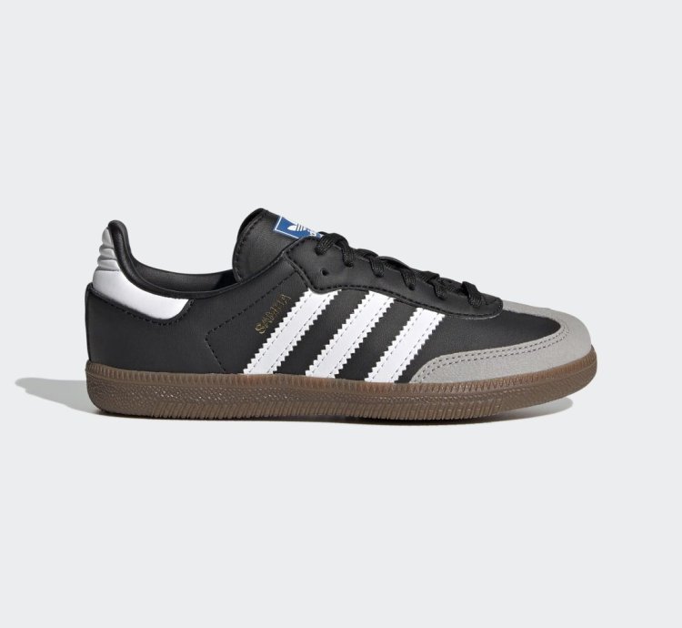 adidas Preschool Grade School Samba OG Black White Gum - GZ8349