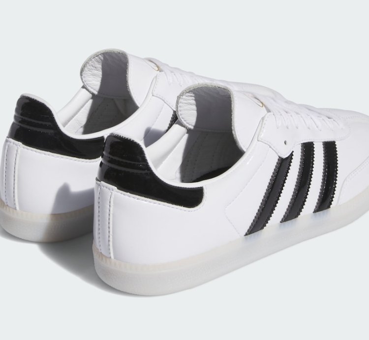 adidas Jason Dill Samba White Black - IE5158