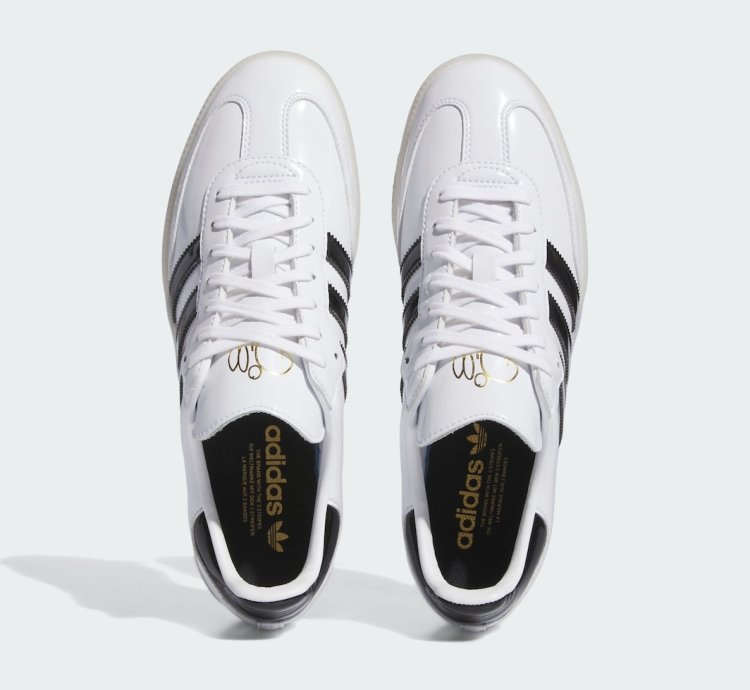 adidas Jason Dill Samba White Black - IE5158