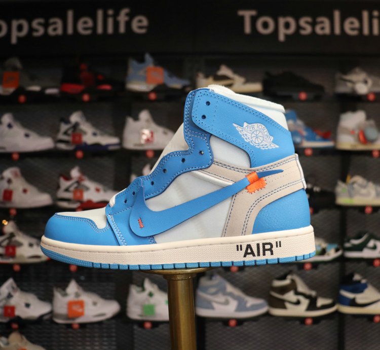 Nike Air Jordan 1 Retro High Off-White University Blue AQ0818-148