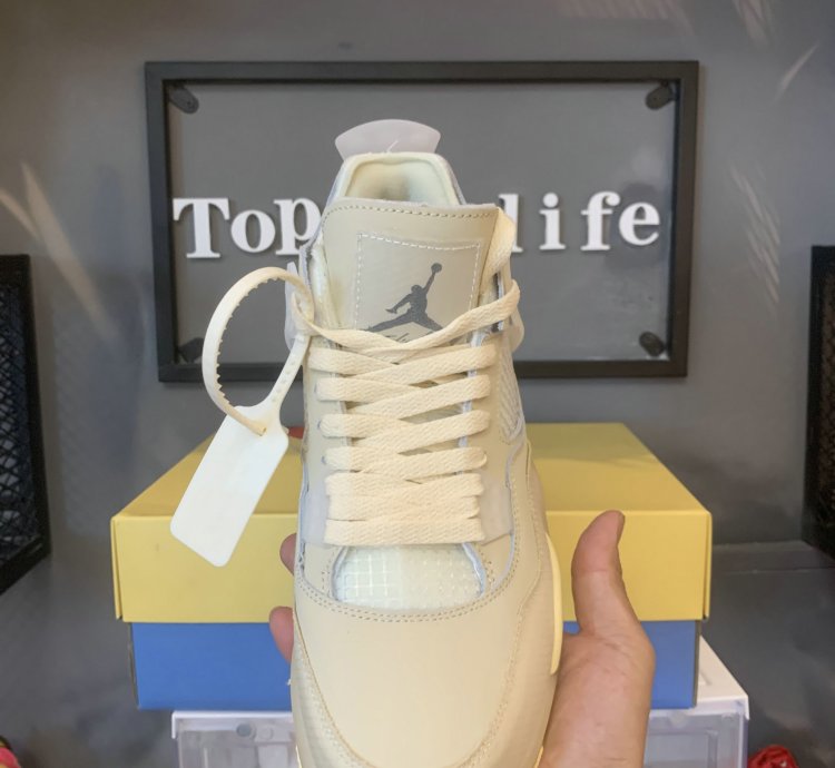 Jordan 4 Retro Off-White Sail (Women's) CV9388-100