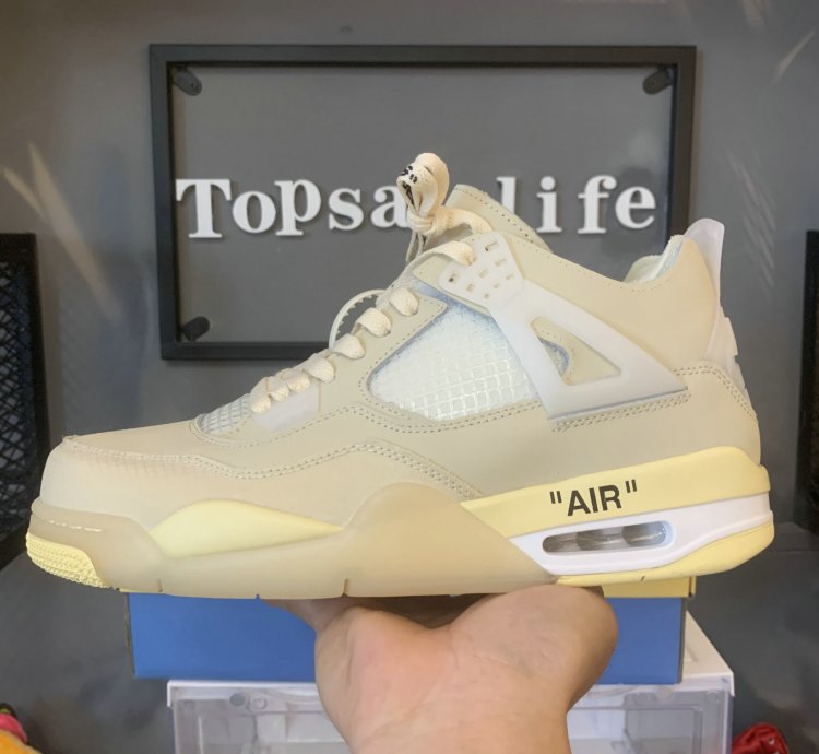 Jordan 4 Retro Off-White Sail (Women's) CV9388-100