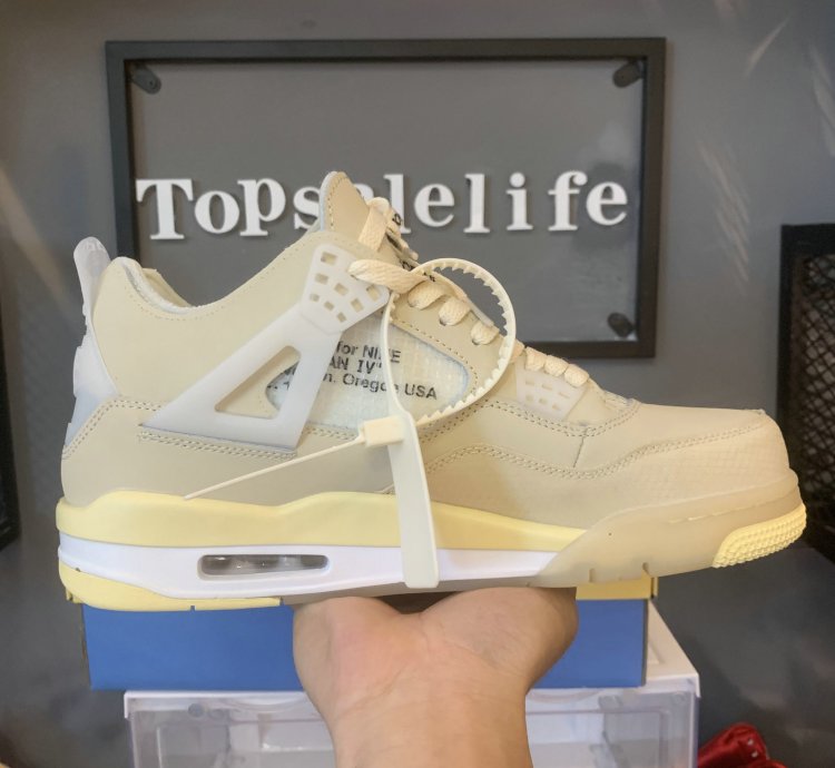 Jordan 4 Retro Off-White Sail (Women's) CV9388-100