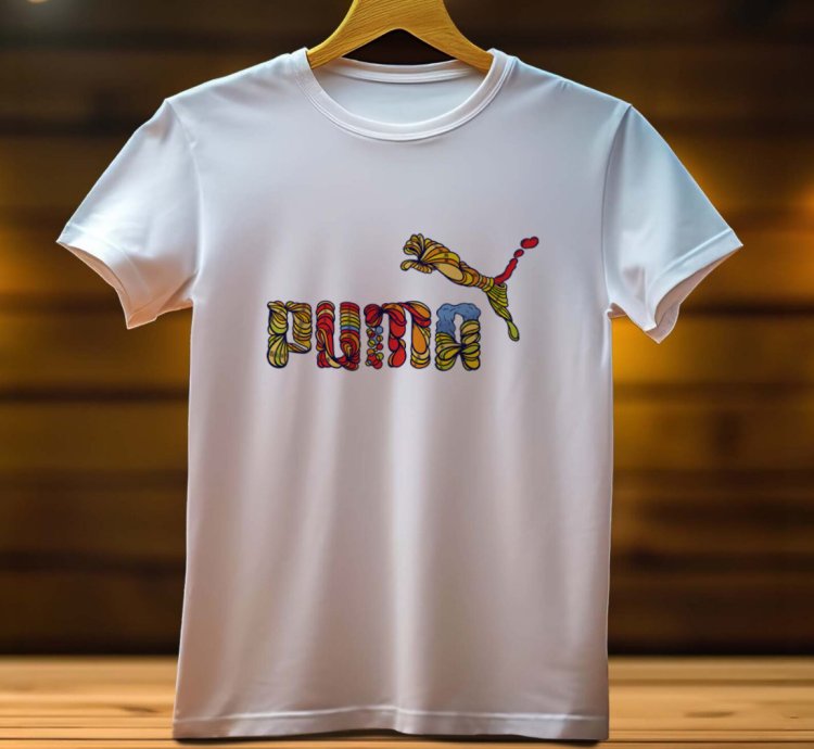 Puma Logo Funny Mens Tshirt Size USA