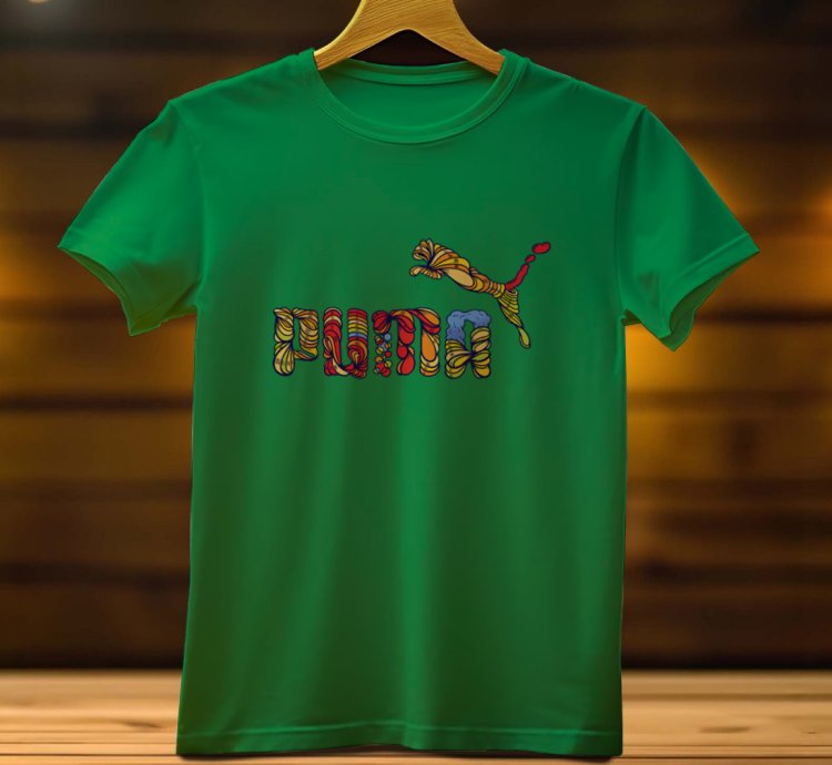 Puma Logo Funny Mens Tshirt Size USA