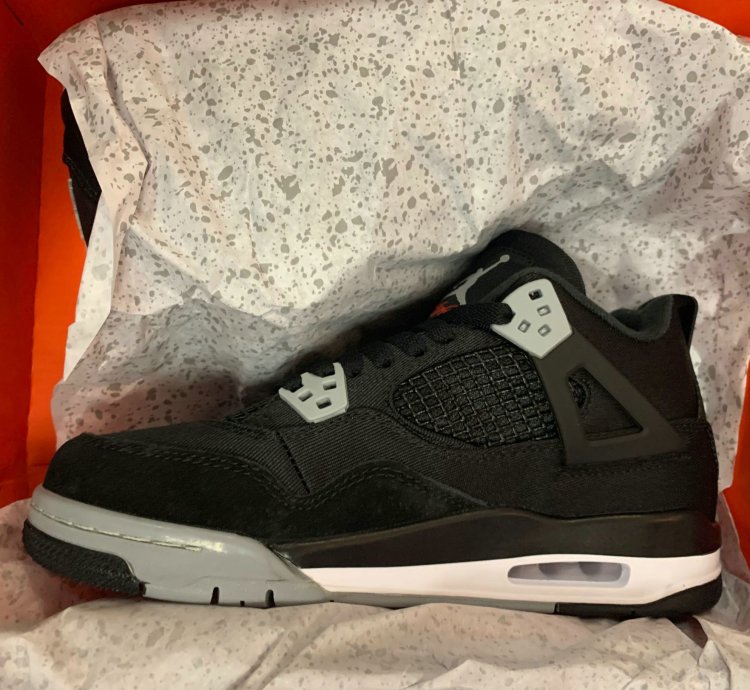 Jordan 4 Retro SE Black Canvas DH7138-006