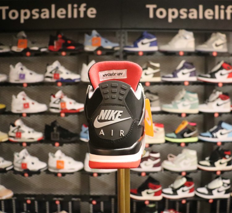 Jordan 4 Retro Bred (2019) (GS) 408452-060