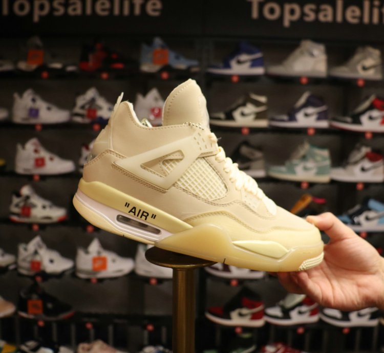 Jordan 4 Retro Off-White Sail (Women's) CV9388-100