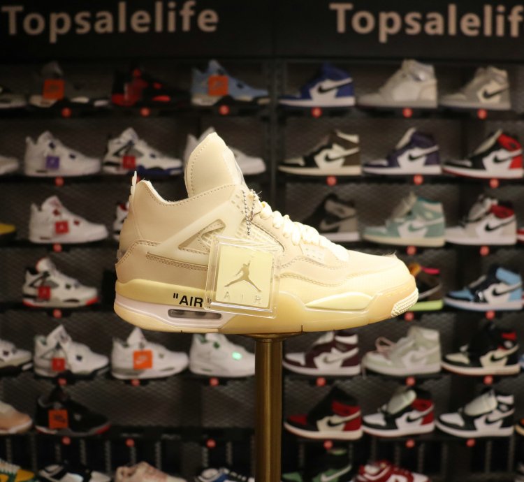 Jordan 4 Retro Off-White Sail (Women's) CV9388-100