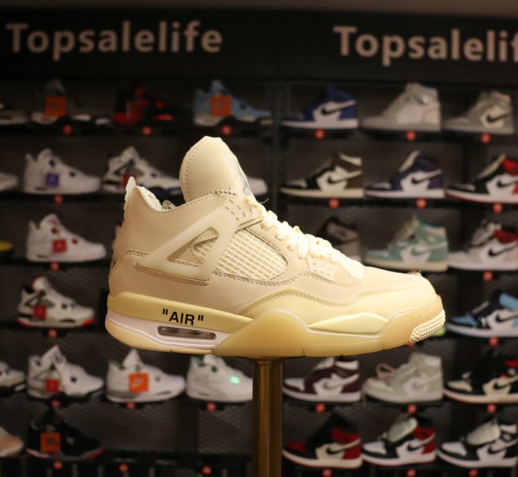 Jordan 4 Retro Off-White Sail (Women's) CV9388-100