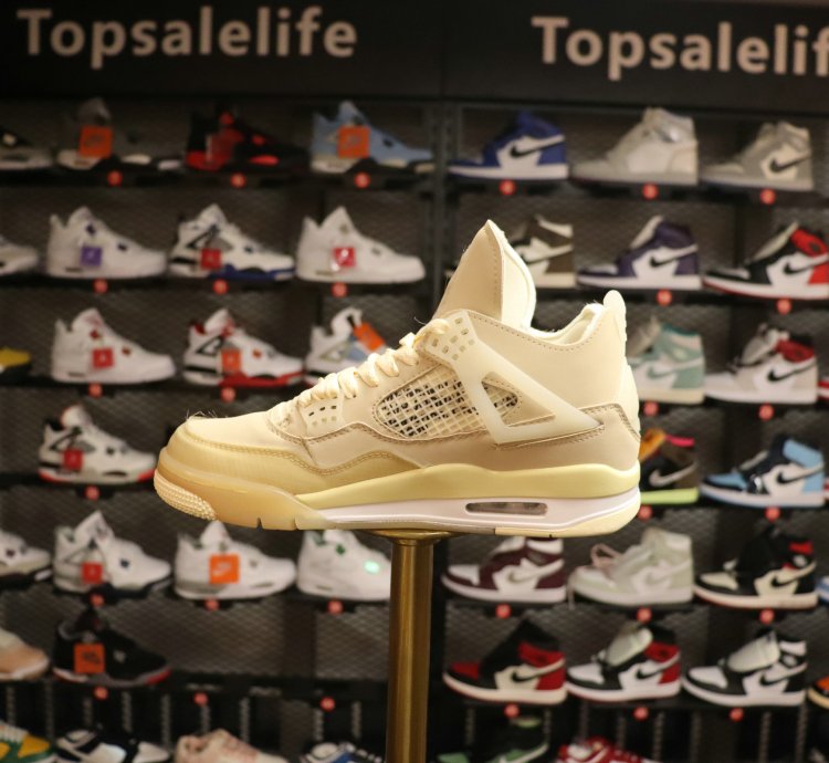 Jordan 4 Retro Off-White Sail (Women's) CV9388-100