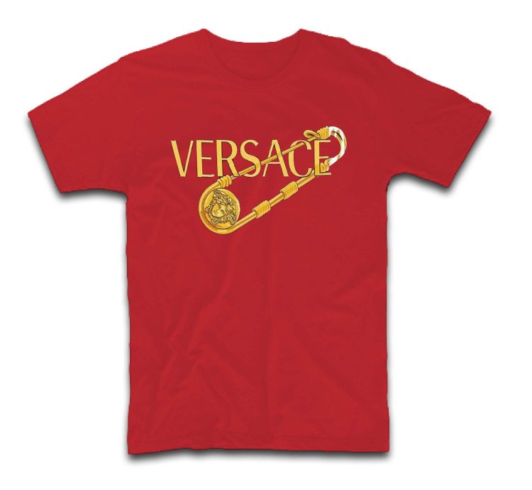 Versace Pin Logo T-Shirt USA