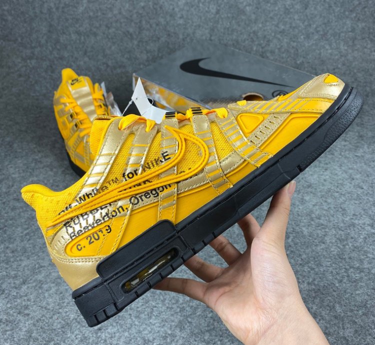 Nike Air Rubber Dunk Off-White University Gold