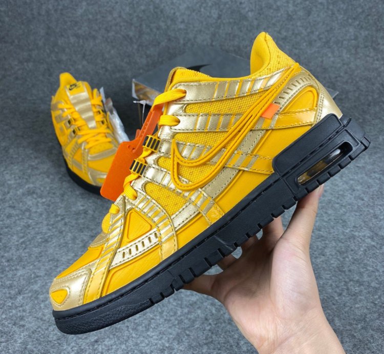 Nike Air Rubber Dunk Off-White University Gold