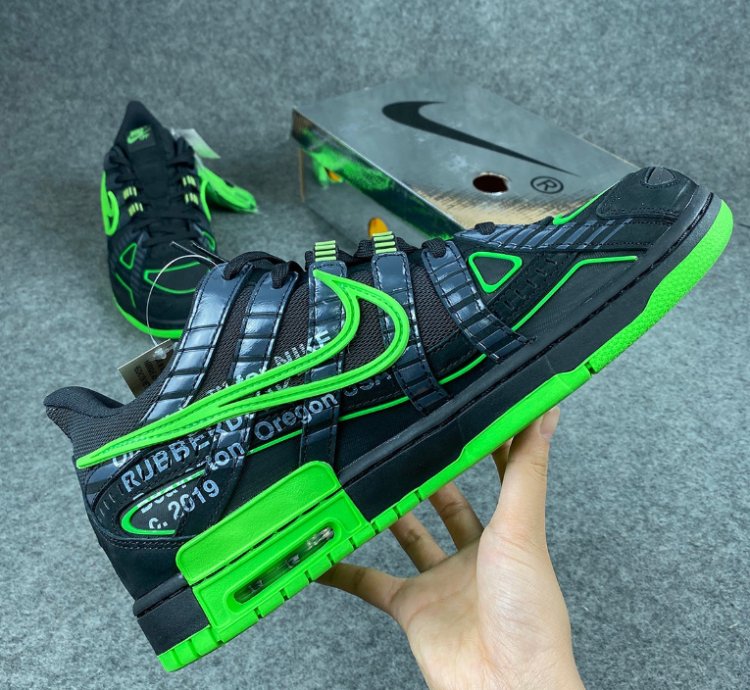 Nike Air Rubber Dunk Off-White Green Strike