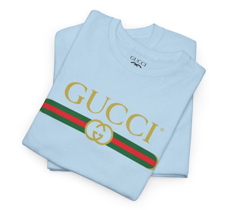 Gucci GG exclusive light blue T-shirt - Size USA