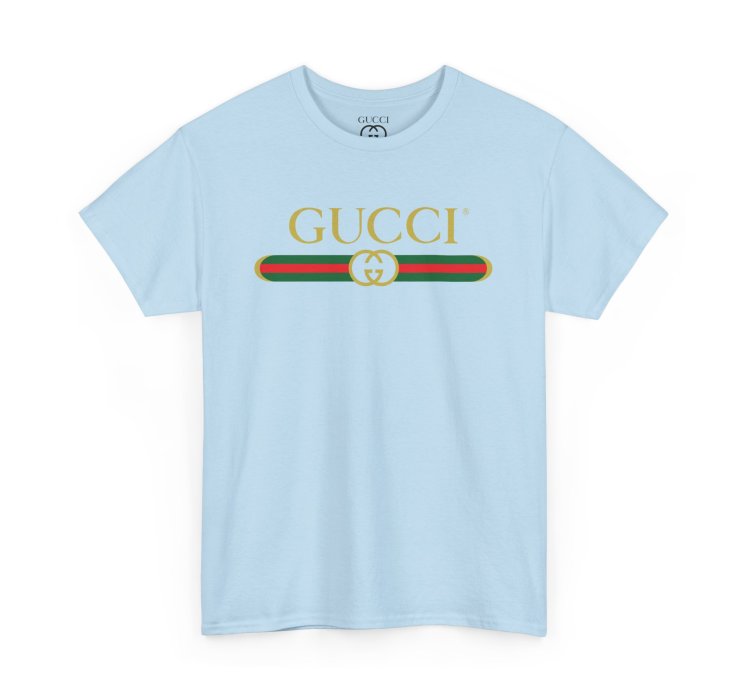 Gucci GG exclusive light blue T-shirt - Size USA