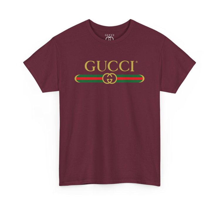 Gucci GG exclusive maroon T-shirt - Size USA