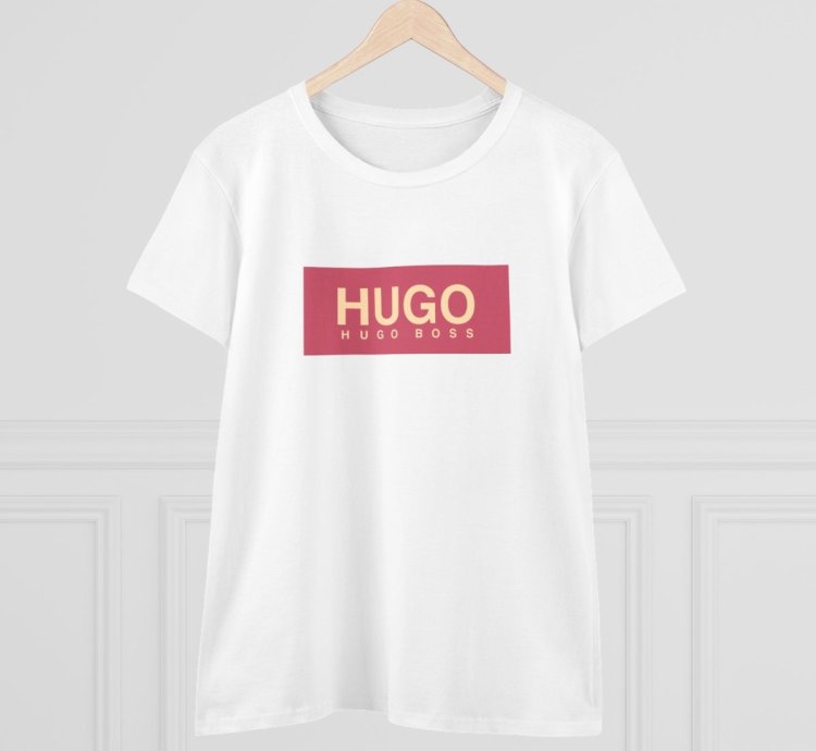 T Shirt Hugo Boss Women Tee White Size USA
