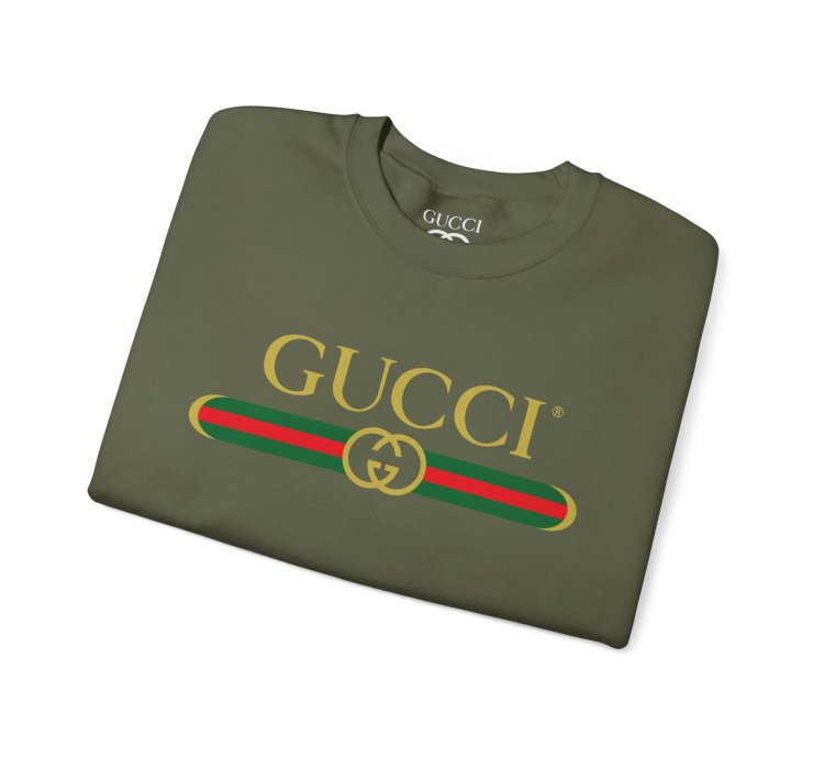 Gucci GG Exclusive military green Sweatshirt - Size USA