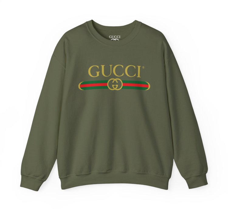 Gucci GG Exclusive military green Sweatshirt - Size USA