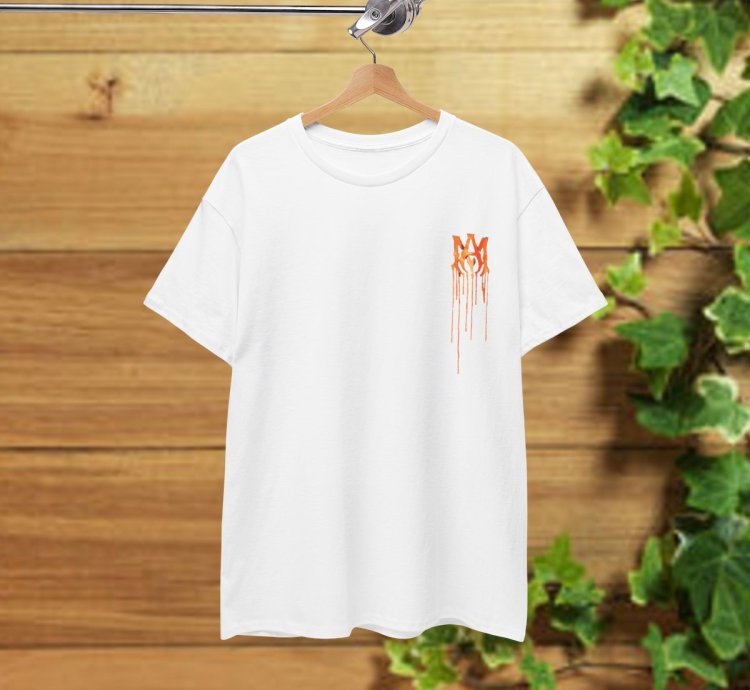 Amiri MA Core Paint Drip T-Shirt White Shirt USA Size
