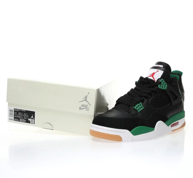 Nike Air Jordan 4 SB ' Black Green '