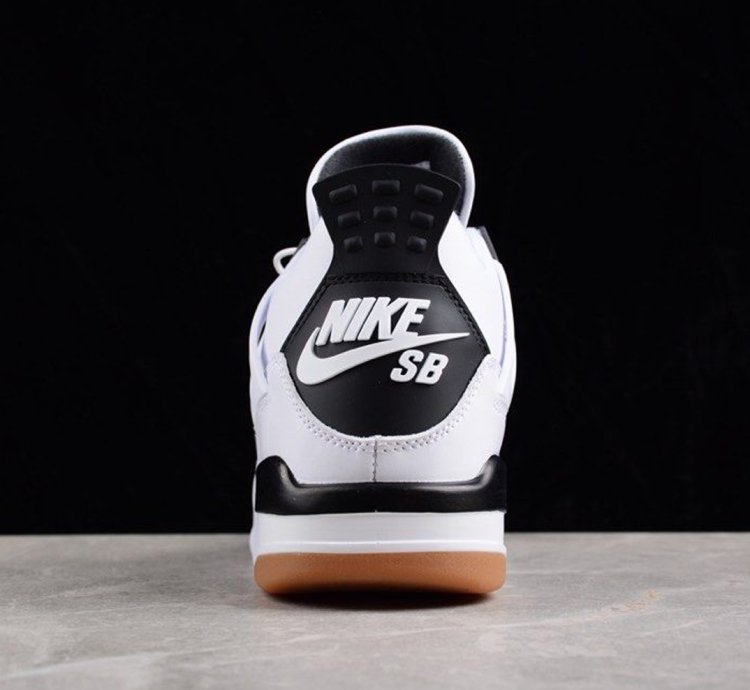 Nike SB x Air Jordan 4 Military White Black