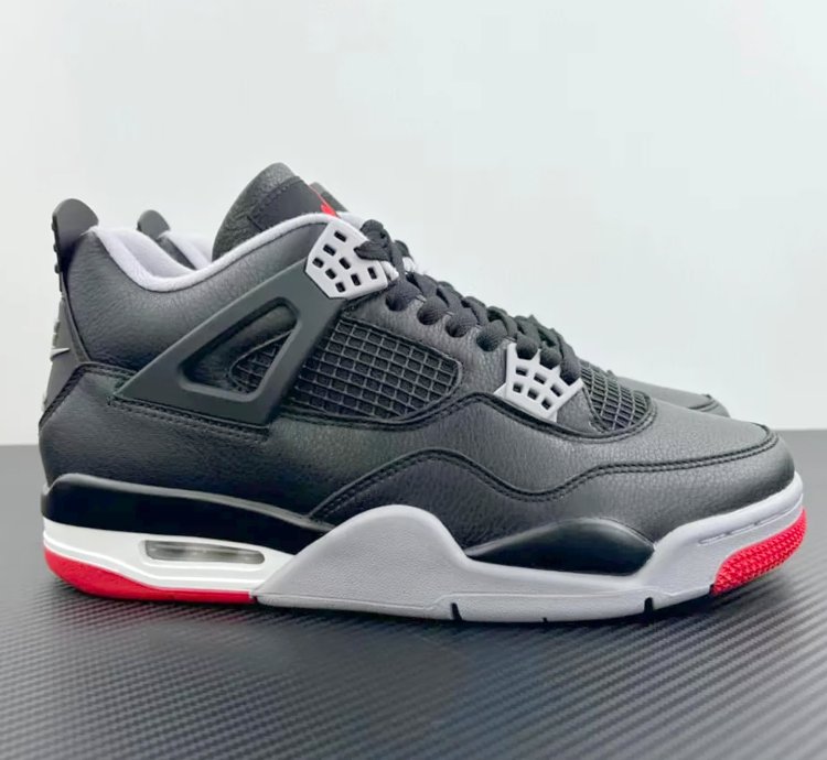 Jordan 4 Retro ' Bred Reimagined ' Sneakers