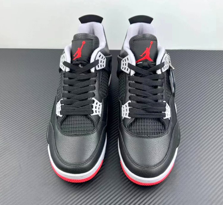 Jordan 4 Retro ' Bred Reimagined ' Sneakers