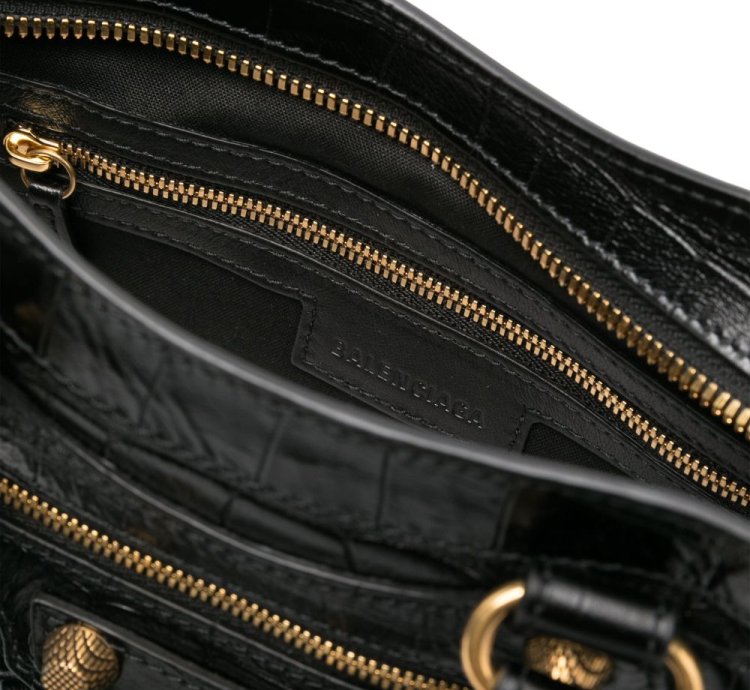 Balenciaga Small Le Cagole Leather Tote Bag