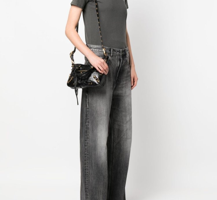 Balenciaga Small Le Cagole Leather Tote Bag