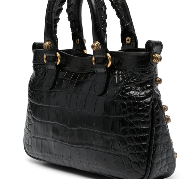 Balenciaga Small Le Cagole Leather Tote Bag