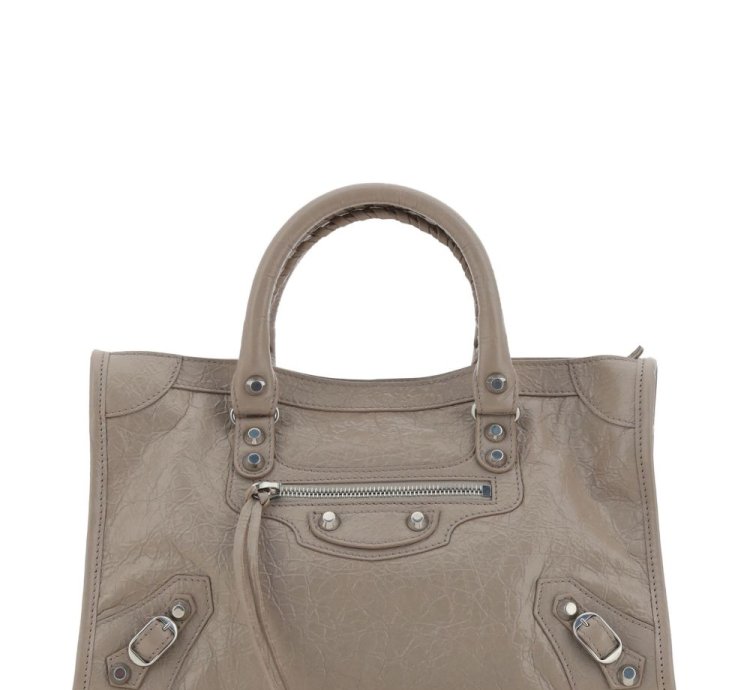 Balenciaga Small Le City Leather Tote Bag
