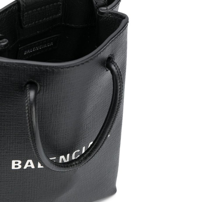 Balenciaga Mini Shopping Phone Pouch