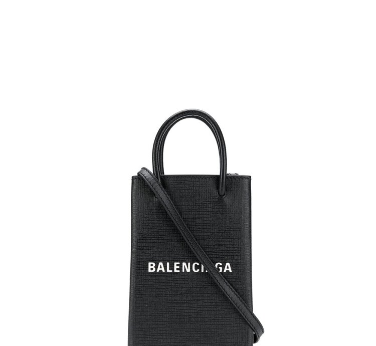 Balenciaga Mini Shopping Phone Pouch