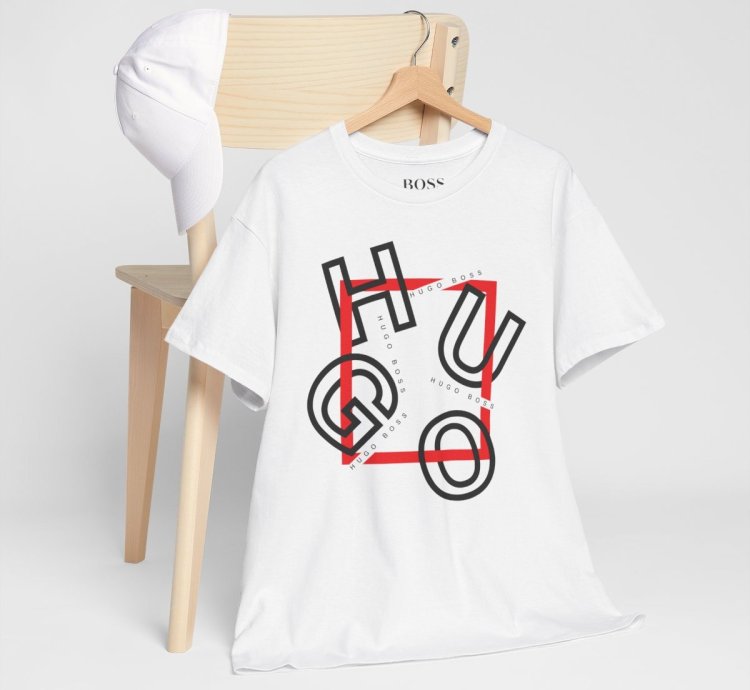 HUGO BOSS Shirt Size Usa S to 5XL White