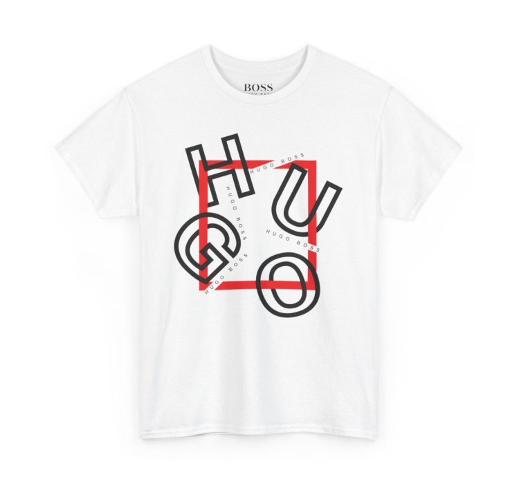 HUGO BOSS Shirt Size Usa S to 5XL White