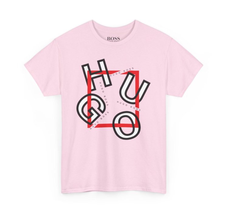 HUGO BOSS Shirt Size Usa S to 5XL Light Pink