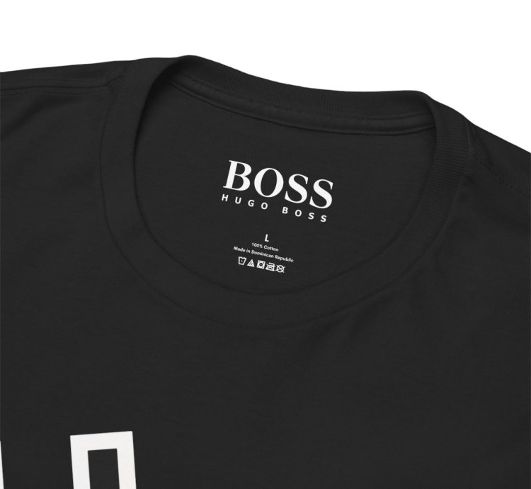 HUGO BOSS Shirt Size Usa S to 5XL Black
