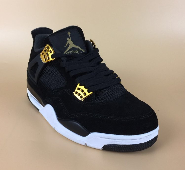 Nike Air Jordan 4 ' Royalty ' Black Gold