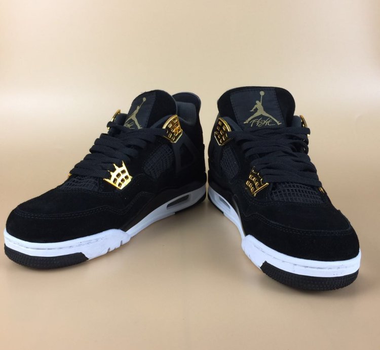 Nike Air Jordan 4 ' Royalty ' Black Gold
