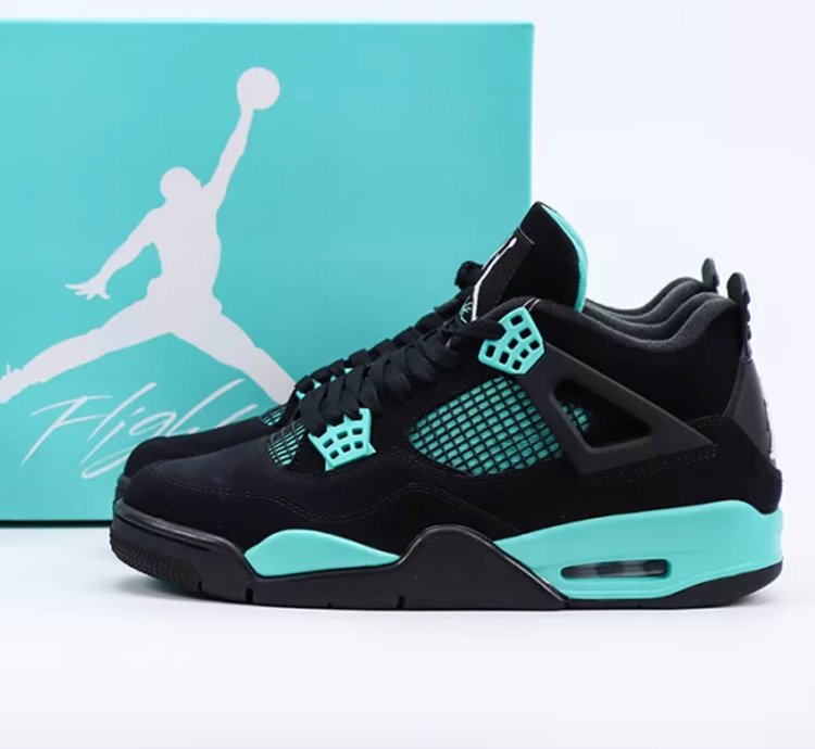 Air Jordan 4 Retro Tiffany " Blue Coral " Shoes