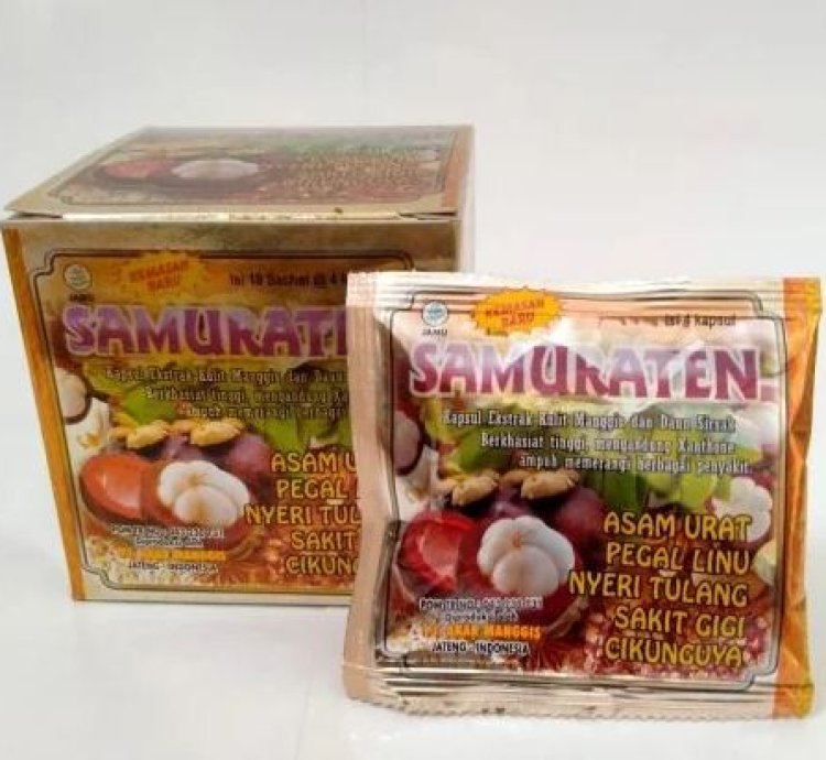 Samuraten Original Herbal Capsule for Gout & Muscle Aches 20 Box