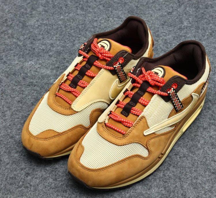 Nike Air Max 1 Travis Scott Cactus Jack Wheat Lemon Drop