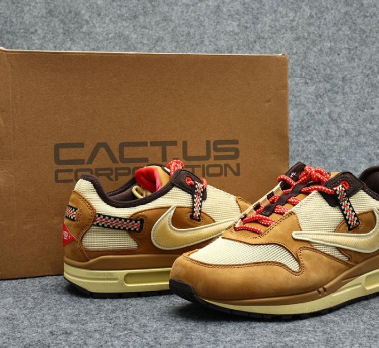 Nike Air Max 1 Travis Scott Cactus Jack Wheat Lemon Drop