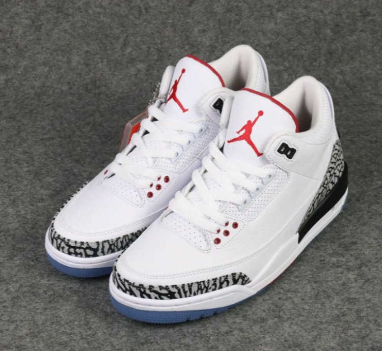 Nike Air Jordan 3 Retro Free Throw Line White Cement
