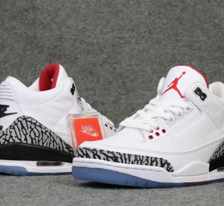 Nike Air Jordan 3 Retro Free Throw Line White Cement